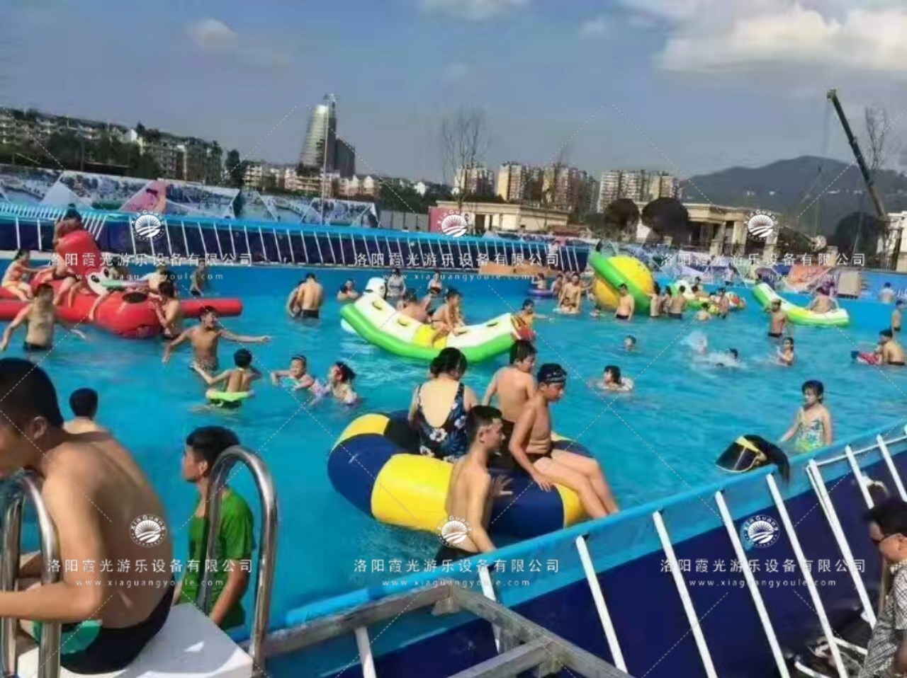 博白水上乐园支架泳池